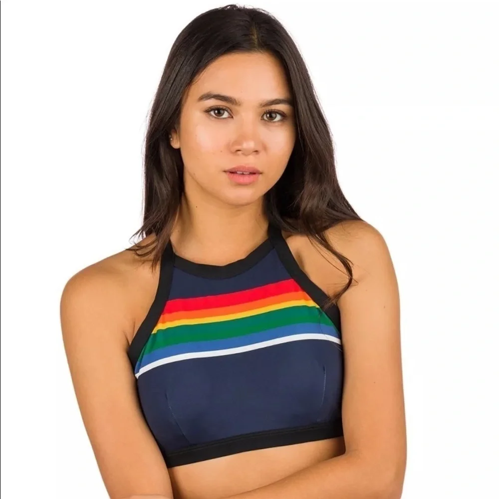 ☀️HURLEY☀️ PEND HGH NECK SOL SEARCHER TROPIC
